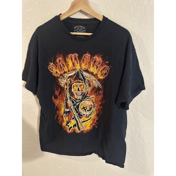 Sons Of Anarchy Fire Reaper Motorcycle Club T Shirt - Picture 2 of 7